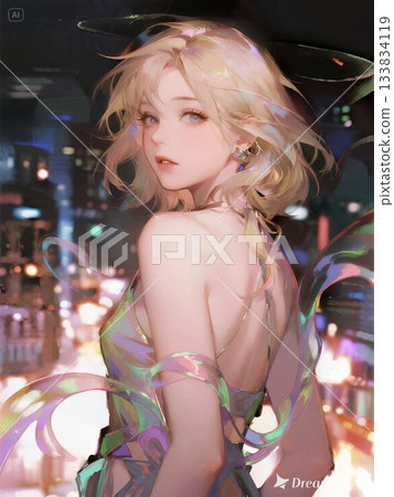 富有遠見的女孩 133834119