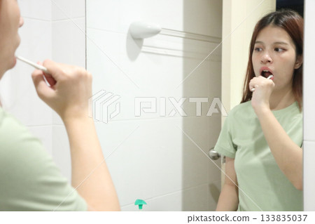 Brushing Teeth Brushing Teeth 133835037
