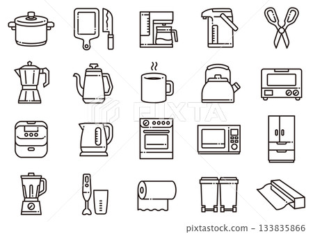 Kitchenware Icons 01 Kitchenware Icons Kitchenware Icons 01 Kitchenware Icons 133835866
