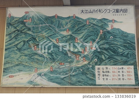 大江山健行路線指南地圖 133836019