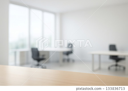 空蕩蕩的辦公空間視角 133836713
