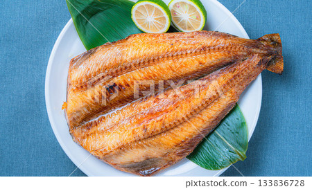 香烤鹽漬鯖魚 133836728