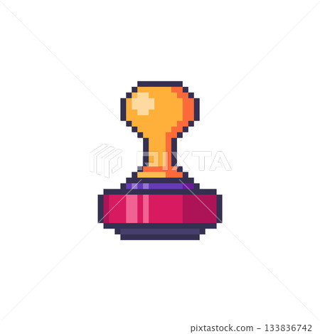 Pixel art Rubber Stamp game asset design Pixel art Rubber Stamp game asset design 133836742