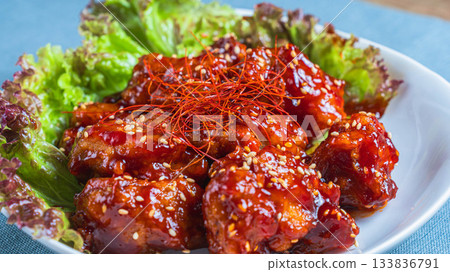 甜辣醬醃雞 133836791