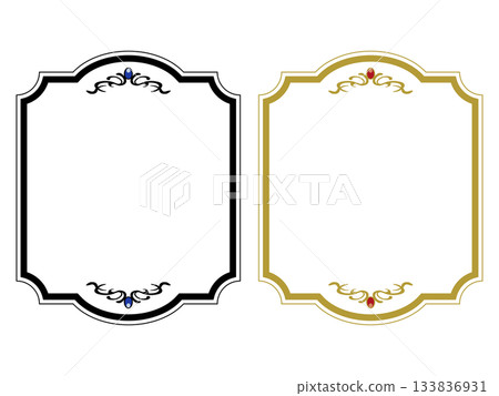 A set of neat antique frames 133836931