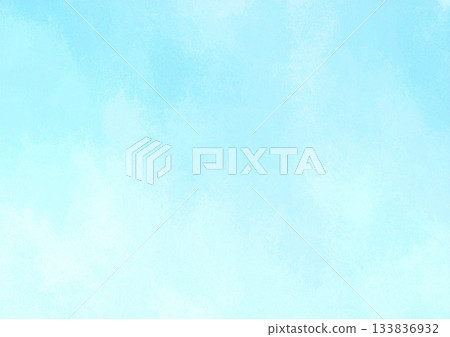 水彩風格淺藍色背景素材，銀比例，A4/A3尺寸 133836932
