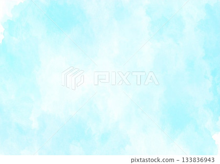 Rough watercolor-style light blue background material Silver ratio A4 A3 Rough watercolor-style light blue background material Silver ratio A4 A3 133836943