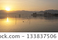 多哥池塘的黎明 133837506