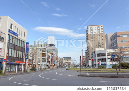 Scenery in front of the station Goi Station Scenery in front of the station Goi Station 133837884