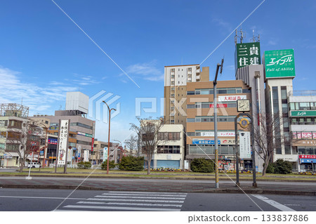 Scenery in front of the station Goi Station Scenery in front of the station Goi Station 133837886