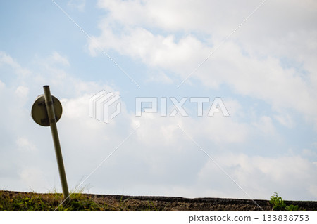 "Okayama Prefecture" (November) [Material] Clear autumn sky and clouds 133838753