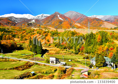 栂池全景橋/從松澤看到的栂池高原滑雪場（長野縣小谷村）[2025 年 11 月] 133839400