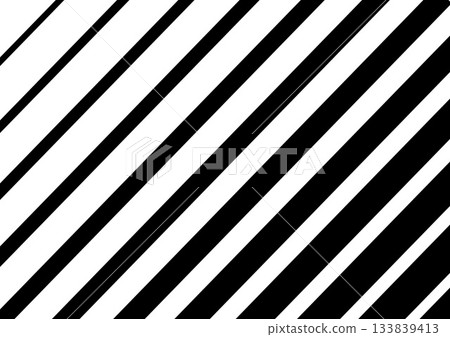 Modern abstract zebra print background - thick diagonal black and white stripes pattern 133839413