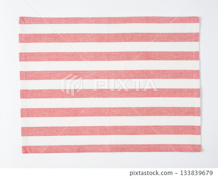 Red and white border placemat Red and white border placemat 133839679