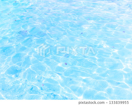 背景素材:湛藍大海的倒影 背景素材:湛藍大海的倒影 133839955
