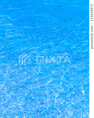 Background material: Bright sea reflection, blue Background material: Bright sea reflection, blue 133839973