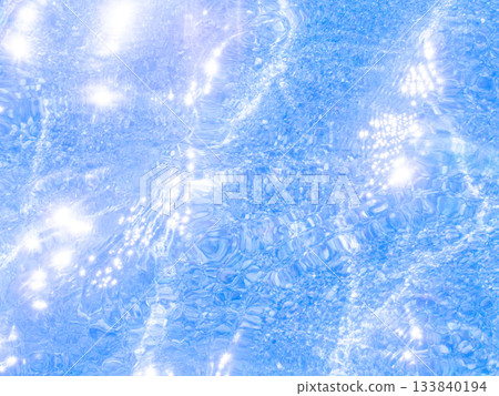 Background material: Bright sea reflection, blue 133840194