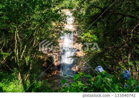 Yufune Falls in summer Yufune Falls in summer 133840742