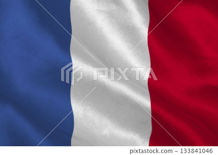 Digitally generated france national flag 133841046