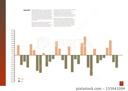 Business interface with graphs and data 133841094