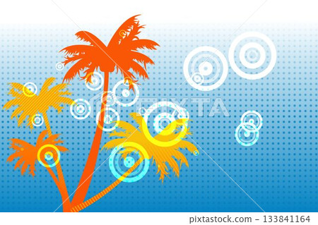 Digitally generated palm tree background Digitally generated palm tree background 133841164