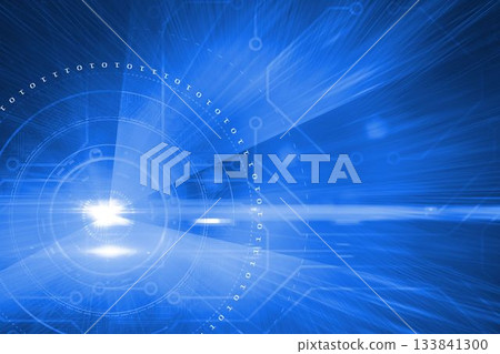 Futuristic technology interface 133841300