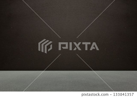 Dark brown textured wall is meeting smooth light gray floor in flat design interior junction Dark brown textured wall is meeting smooth light gray floor in flat design interior junction 133841357