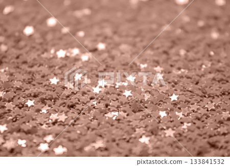 Abstract sparkling background. Defocused Christmas lights. Party, holiday and festive concept. Color of the year 2025 inspired. 133841532