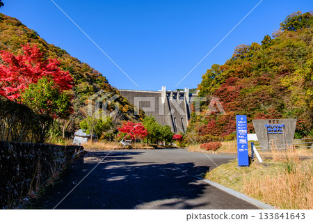 Miyagase Dam in Autumn Miyagase Dam in Autumn 133841643