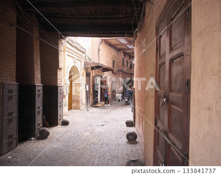Morocco, Marrakech, Old Town, Alley, May Morocco, Marrakech, Old Town, Alley, May 133841737