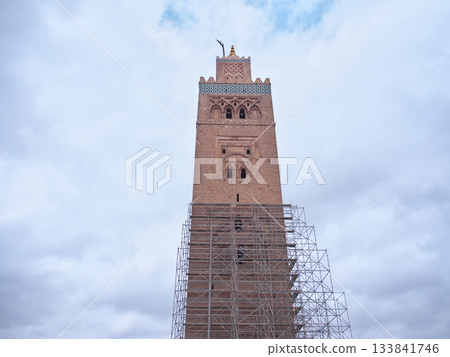 Morocco, Marrakech, Koutoubia Mosque, May 133841746