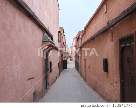 Alley in Marrakech Old Town, Morocco, May Alley in Marrakech Old Town, Morocco, May 133841775