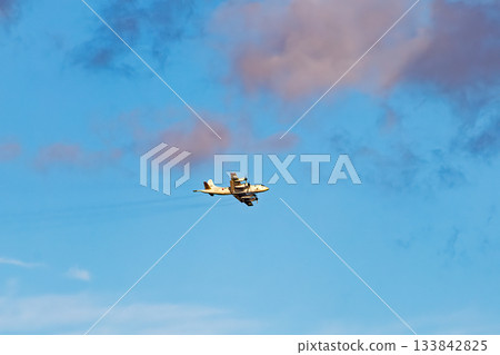 An Air Self-Defense Force transport plane passes overhead. We board the Queen Zamami 3. We are heading to Zamami Island in the Kerama Islands. An Air Self-Defense Force transport plane passes overhead. We board the Queen Zamami 3. We are heading to Zamami Island in the Kerama Islands. 133842825