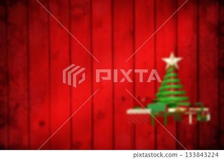 Blurred christmas background 133843224