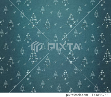 Teal christmas tree pattern Teal christmas tree pattern 133843258