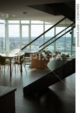 Interior of modern empty office 133843405