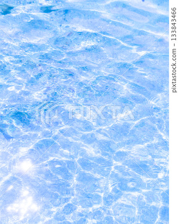 Background material: Bright sea reflection, blue 133843466