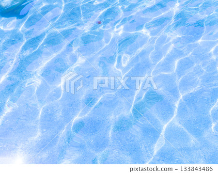 背景素材:湛藍大海的倒影 背景素材:湛藍大海的倒影 133843486