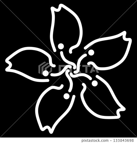 白色櫻花象徵 白色櫻花象徵 133843698