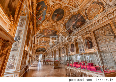 Gallery of Apollon,Le Louvre museum, Paris, France Gallery of Apollon,Le Louvre museum, Paris, France 133843916