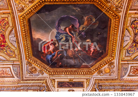 Gallery of Apollon,Le Louvre museum, Paris, France 133843967