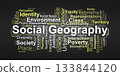 Social Geography Word Cloud. Core Concepts on Space, Society, Identity, and Inequality 133844120