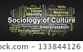 Sociology Of Culture Word Cloud. Core Concepts On Cultural Meaning And Social Life 133844126
