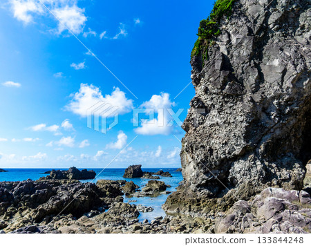 The beautiful sea of Shikinejima: Oura Beach The beautiful sea of Shikinejima: Oura Beach 133844248