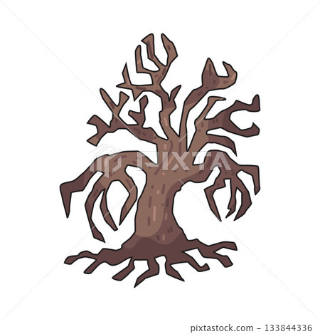 illustration of Spooky Tree 133844336