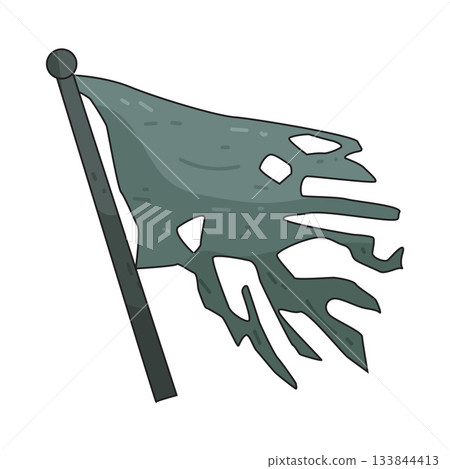 illustration of Tattered Flag illustration of Tattered Flag 133844413