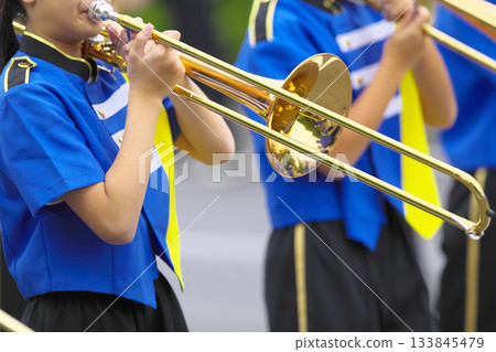 Marching band parade instruments Marching band parade instruments 133845479