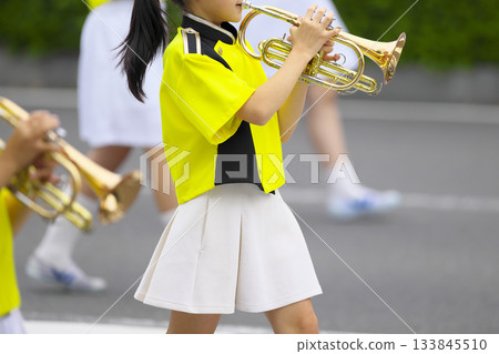 Marching band parade instruments 133845510