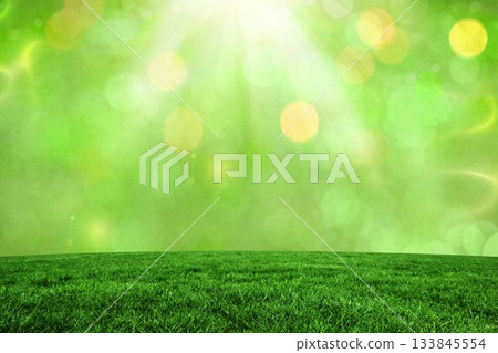 Field against glowing lights Field against glowing lights 133845554
