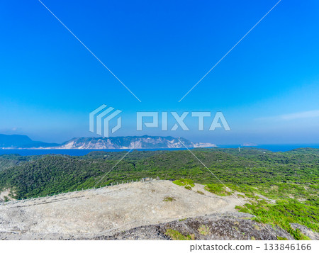 Dynamic and beautiful scenery seen from the Kanbiki Observatory on Shikinejima Island Dynamic and beautiful scenery seen from the Kanbiki Observatory on Shikinejima Island 133846166